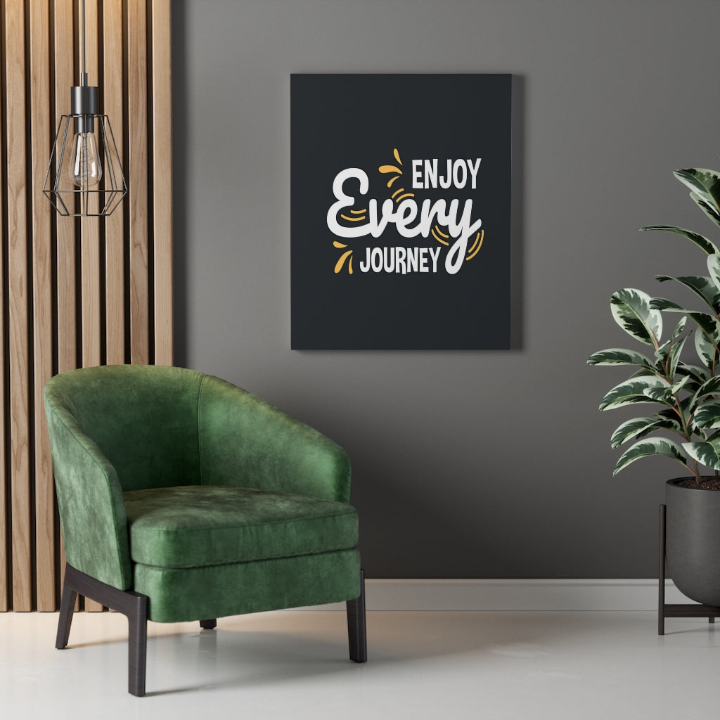 Scripture Walls Inspirational Wall Art Enjoy Every Journey Wall Art Motivation Wall Decor for Home Office Gym Inspiring Success Quote Print Ready to Hang Unframed-Express Your Love Gifts