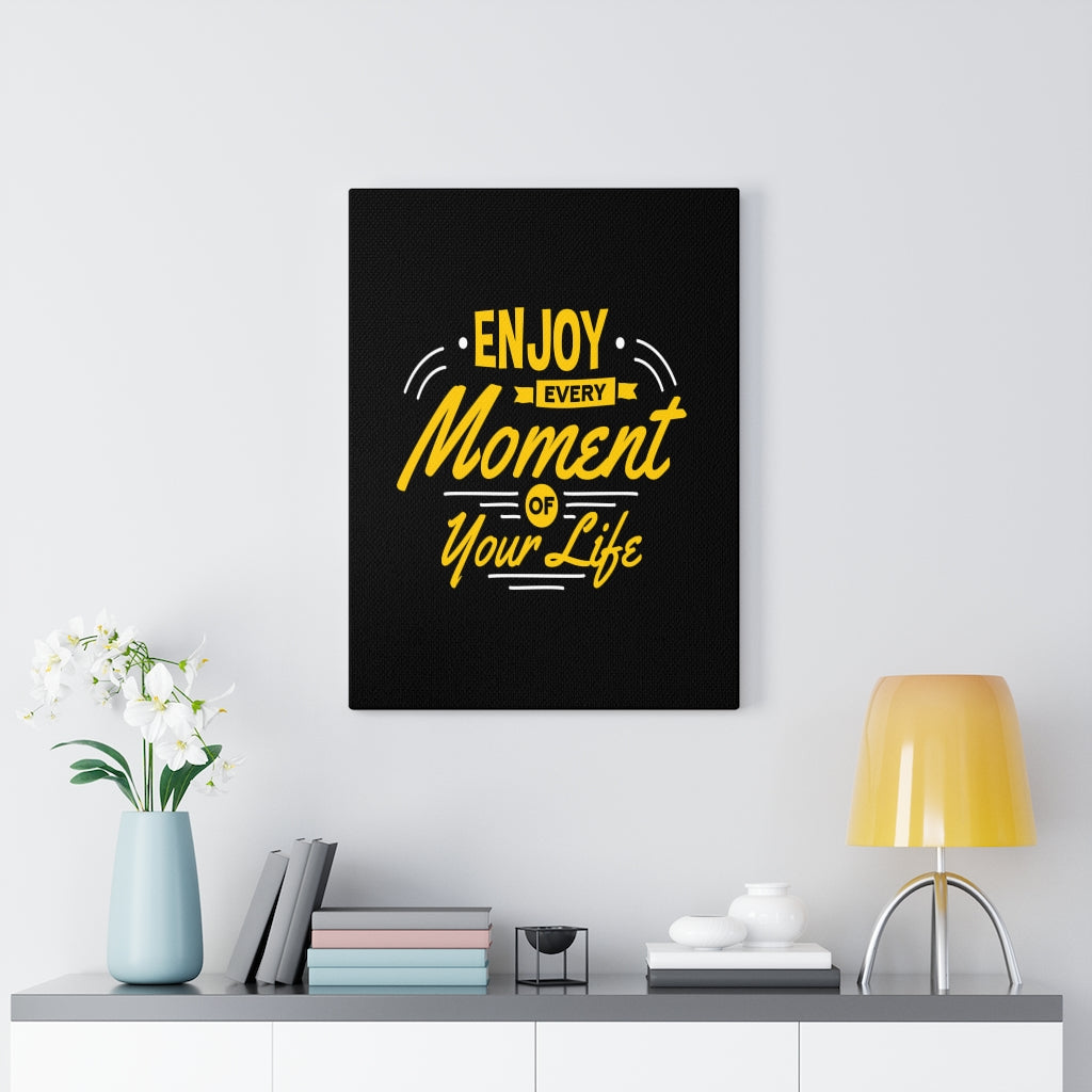 Scripture Walls Inspirational Wall Art Enjoy Every Moment of Your Life Wall Art Motivation Wall Decor for Home Office Gym Inspiring Success Quote Print Ready to Hang Unframed-Express Your Love Gifts
