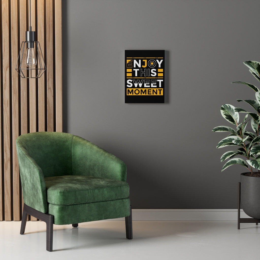 Scripture Walls Inspirational Wall Art Enjoy This Sweet Moment Wall Art Motivation Wall Decor for Home Office Gym Inspiring Success Quote Print Ready to Hang Unframed-Express Your Love Gifts