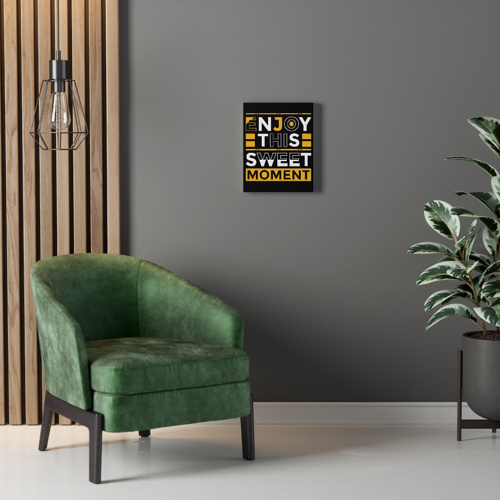 Scripture Walls Inspirational Wall Art Enjoy This Sweet Moment Wall Art Motivation Wall Decor for Home Office Gym Inspiring Success Quote Print Ready to Hang Unframed-Express Your Love Gifts
