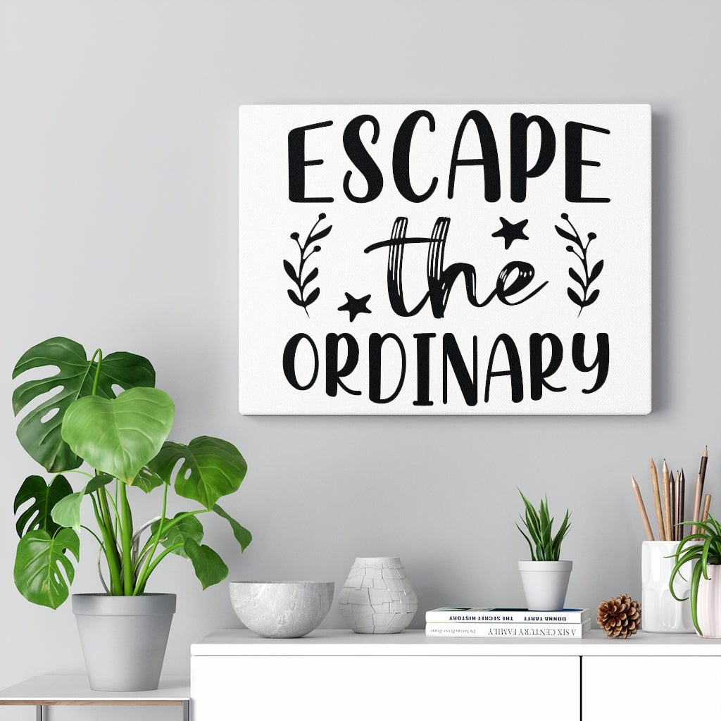 Scripture Walls Inspirational Wall Art Escape The Ordinary Star Wall Art Motivation Wall Decor for Home Office Gym Inspiring Success Quote Print Ready to Hang Unframed-Express Your Love Gifts