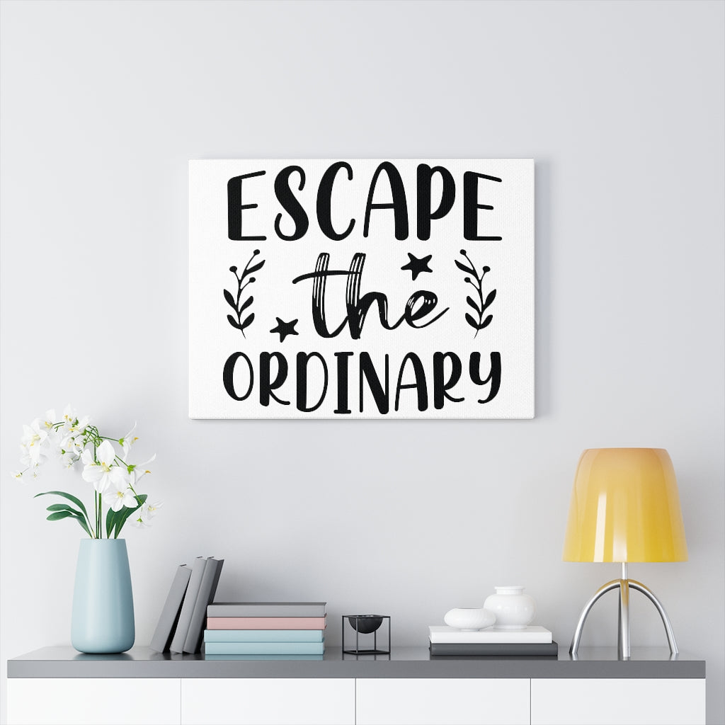 Scripture Walls Inspirational Wall Art Escape The Ordinary Star Wall Art Motivation Wall Decor for Home Office Gym Inspiring Success Quote Print Ready to Hang Unframed-Express Your Love Gifts