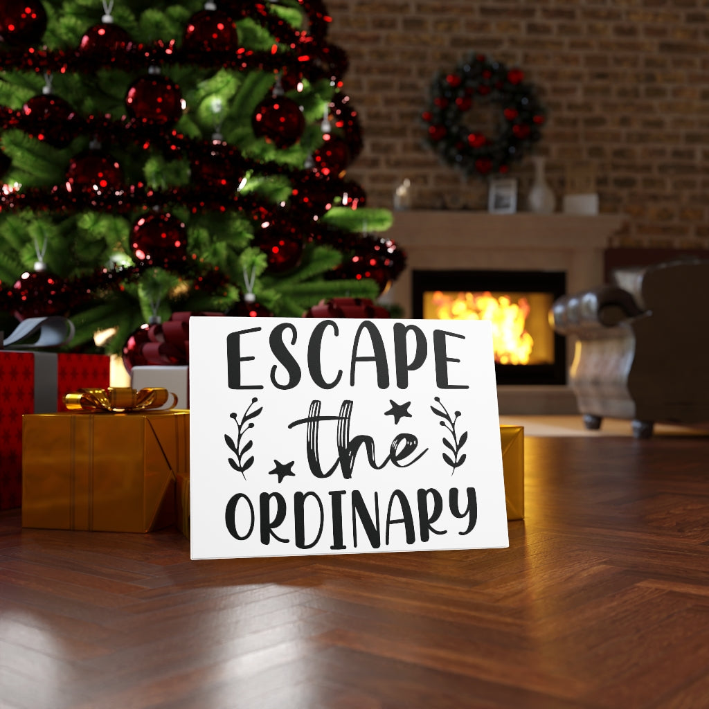 Scripture Walls Inspirational Wall Art Escape The Ordinary Star Wall Art Motivation Wall Decor for Home Office Gym Inspiring Success Quote Print Ready to Hang Unframed-Express Your Love Gifts