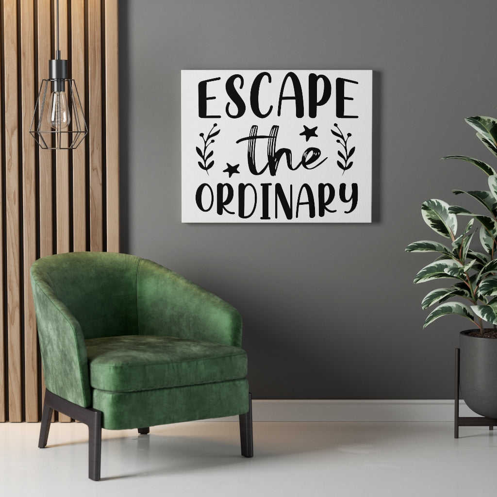 Scripture Walls Inspirational Wall Art Escape The Ordinary Star Wall Art Motivation Wall Decor for Home Office Gym Inspiring Success Quote Print Ready to Hang Unframed-Express Your Love Gifts
