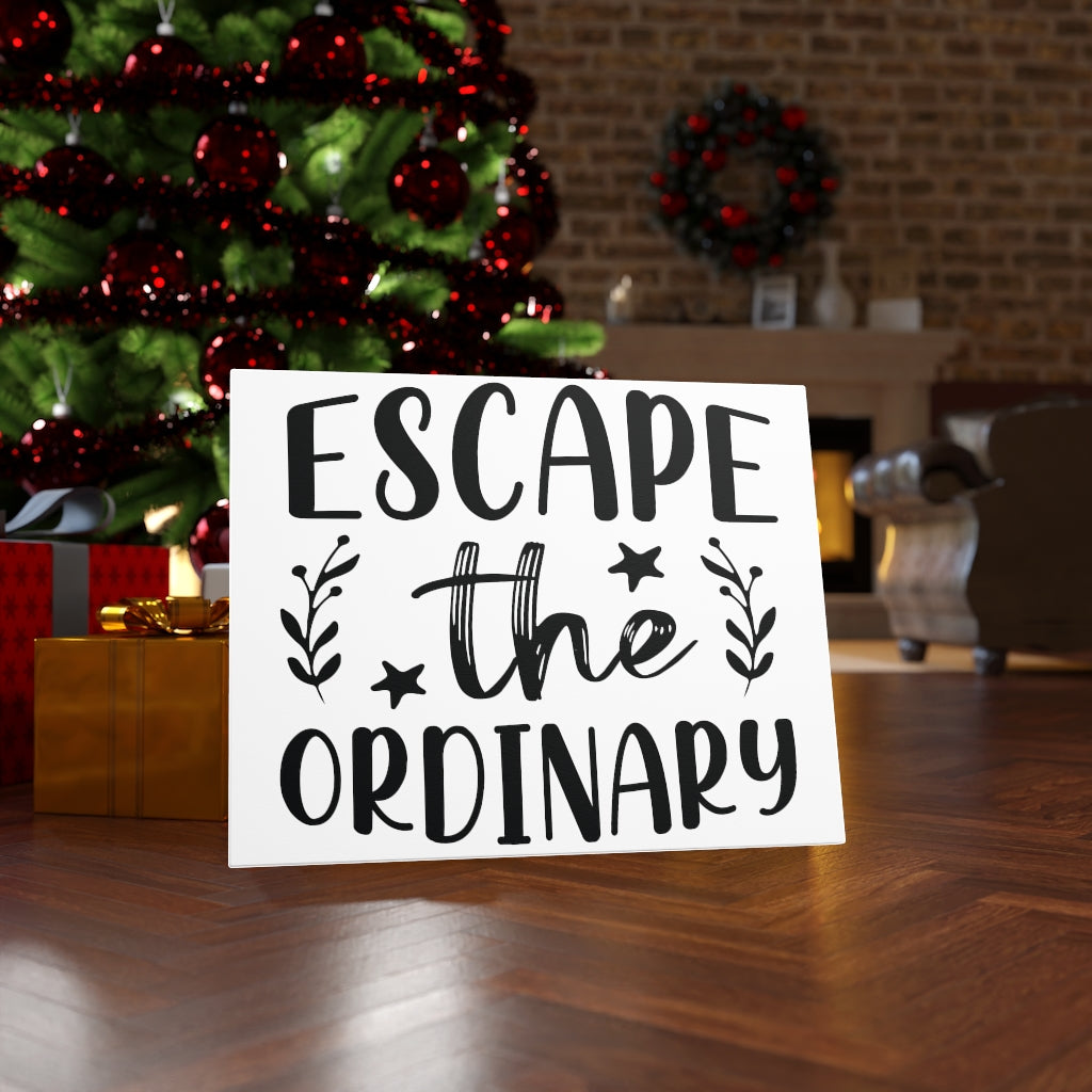 Scripture Walls Inspirational Wall Art Escape The Ordinary Star Wall Art Motivation Wall Decor for Home Office Gym Inspiring Success Quote Print Ready to Hang Unframed-Express Your Love Gifts