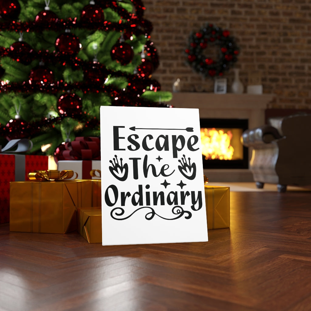 Scripture Walls Inspirational Wall Art Escape The Ordinary Wall Art Motivation Wall Decor for Home Office Gym Inspiring Success Quote Print Ready to Hang Unframed-Express Your Love Gifts