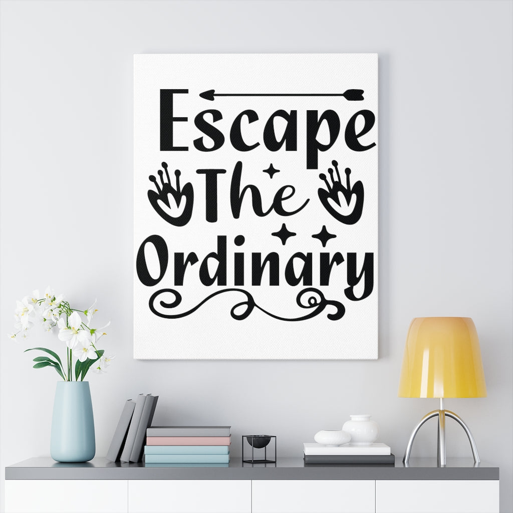 Scripture Walls Inspirational Wall Art Escape The Ordinary Wall Art Motivation Wall Decor for Home Office Gym Inspiring Success Quote Print Ready to Hang Unframed-Express Your Love Gifts