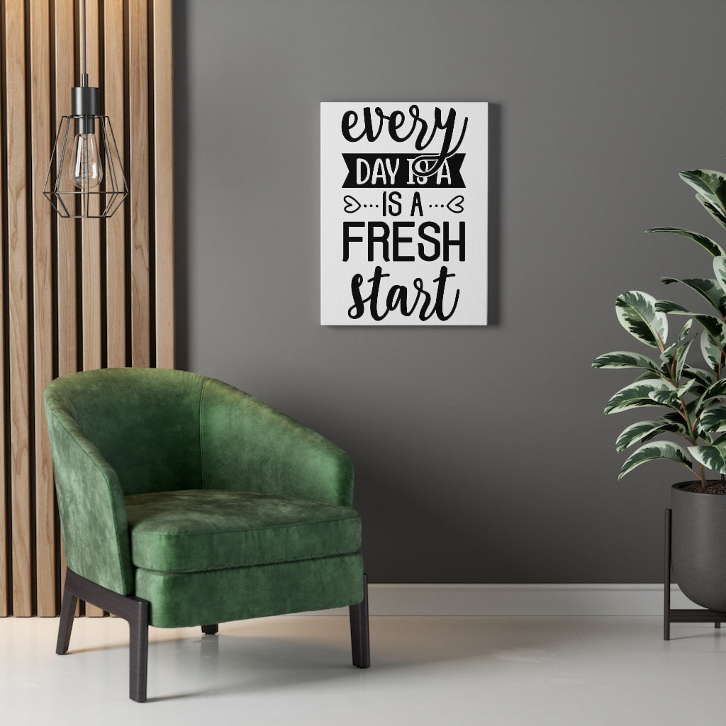 Scripture Walls Inspirational Wall Art Every Day Is A Fresh Start Wall Art Motivation Wall Decor for Home Office Gym Inspiring Success Quote Print Ready to Hang Unframed-Express Your Love Gifts