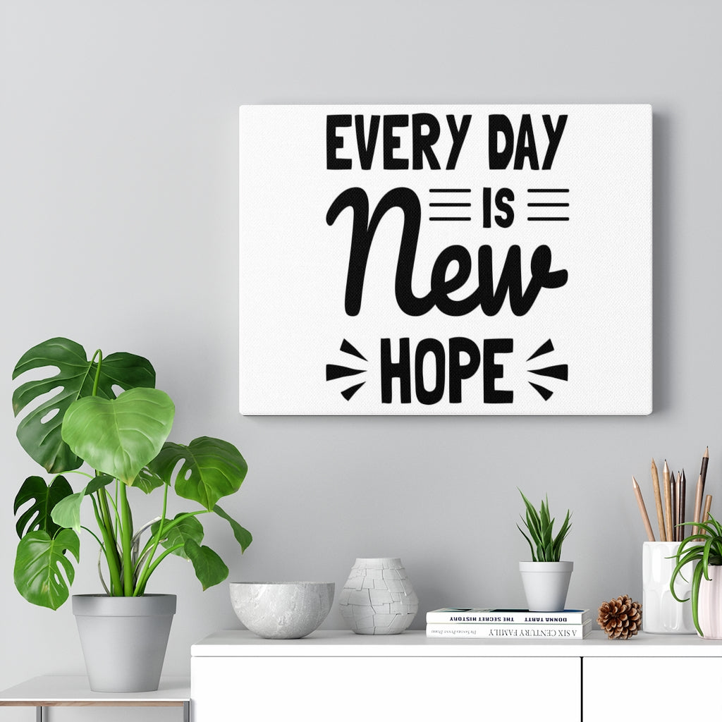 Scripture Walls Inspirational Wall Art Every Day Is New Hope Wall Art Motivation Wall Decor for Home Office Gym Inspiring Success Quote Print Ready to Hang Unframed-Express Your Love Gifts
