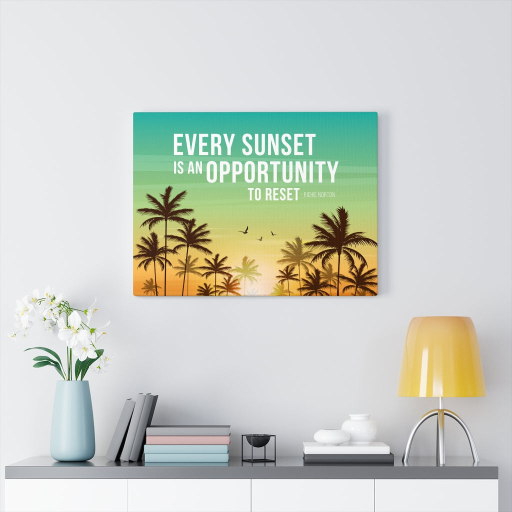 Scripture Walls Inspirational Wall Art Every Sunset Is An Opportunity Wall Art Motivational Motto Inspiring Prints Artwork Decor Ready to Hang Unframed-Express Your Love Gifts