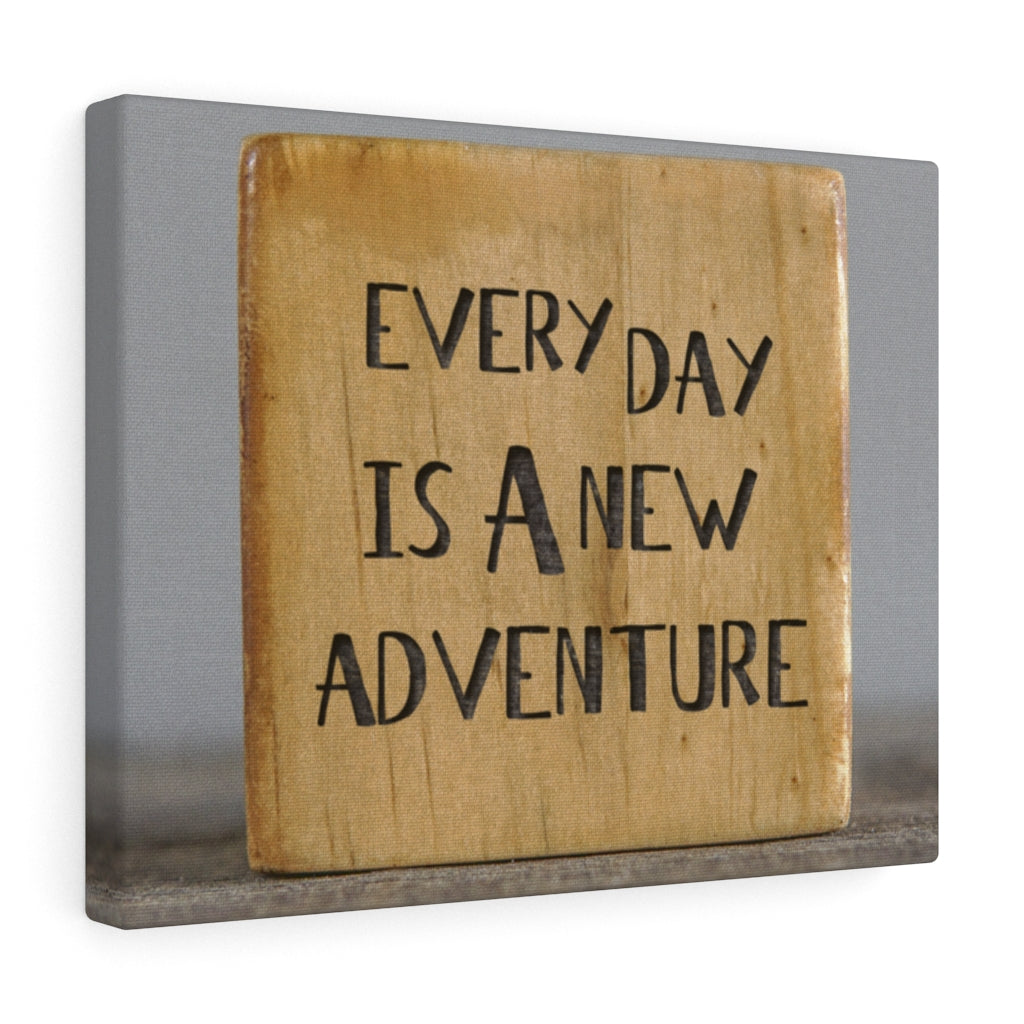 Scripture Walls Inspirational Wall Art Everyday Is A New Adventure Motivational Print Ready to Hang Artwork Unframed-Express Your Love Gifts
