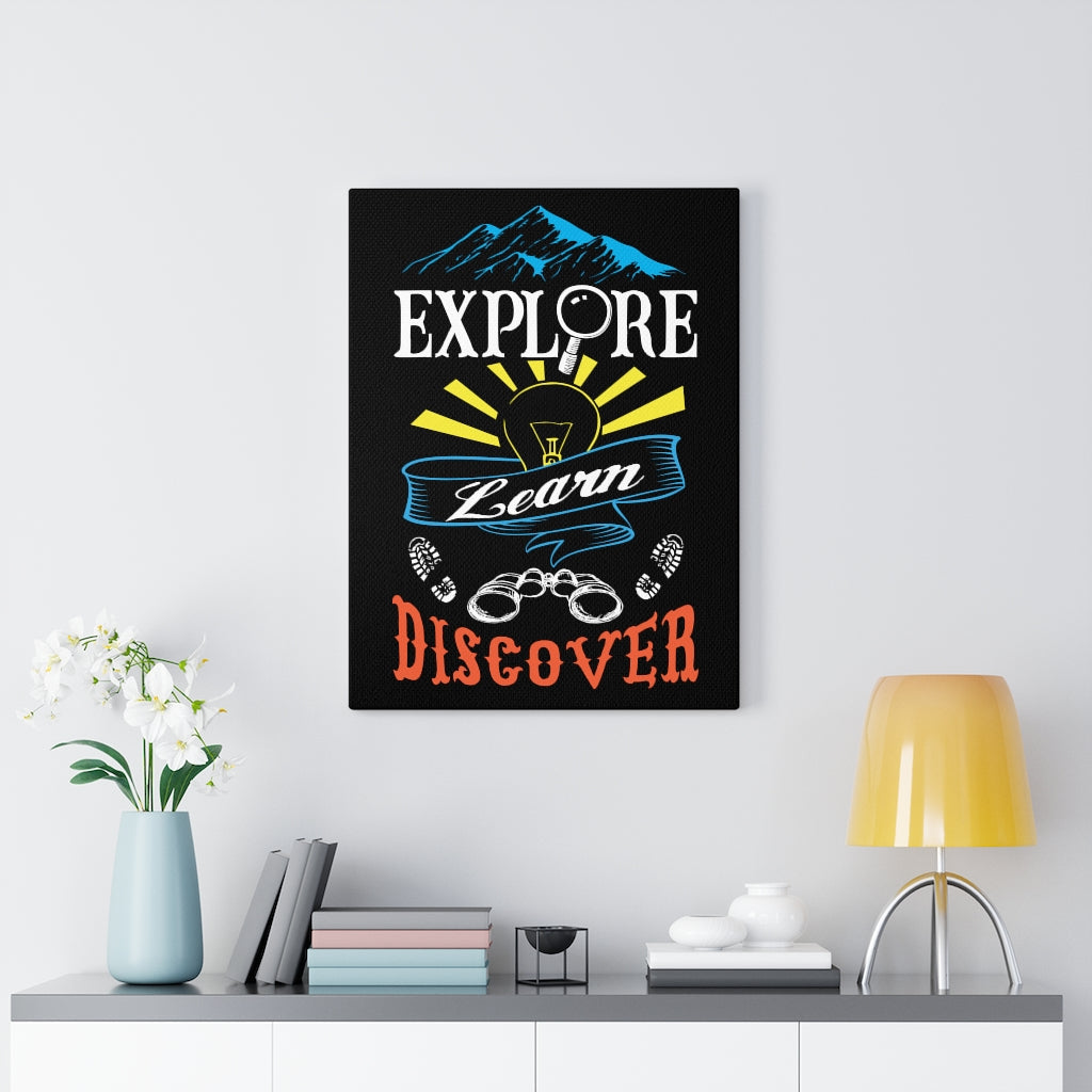 Scripture Walls Inspirational Wall Art Explore Wall Art Motivational Motto Inspiring Prints Artwork Decor Ready to Hang Unframed-Express Your Love Gifts