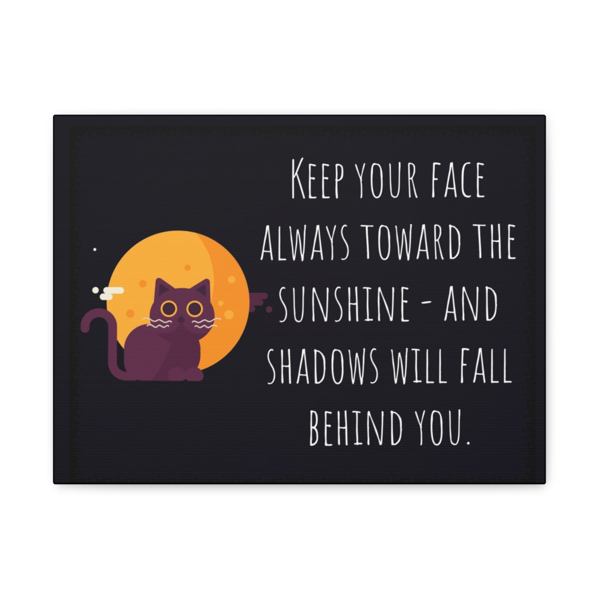 Scripture Walls Inspirational Wall Art Face Toward The Sunshine Motivation Wall Decor for Home Office Gym Inspiring Success Quote Print Ready to Hang Unframed-Express Your Love Gifts