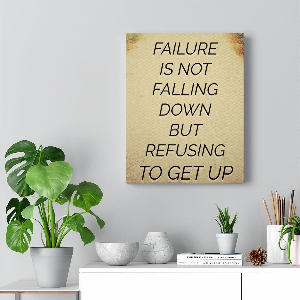 Scripture Walls Inspirational Wall Art Failure Is Not Falling Down Motivational Print Ready to Hang Artwork Unframed-Express Your Love Gifts