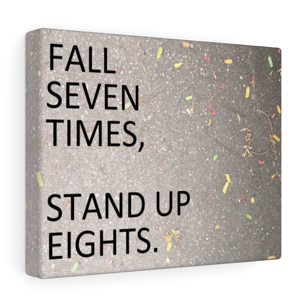 Scripture Walls Inspirational Wall Art Fall Seven Times Stand Up Eights Motivational Print Ready to Hang Artwork Unframed-Express Your Love Gifts