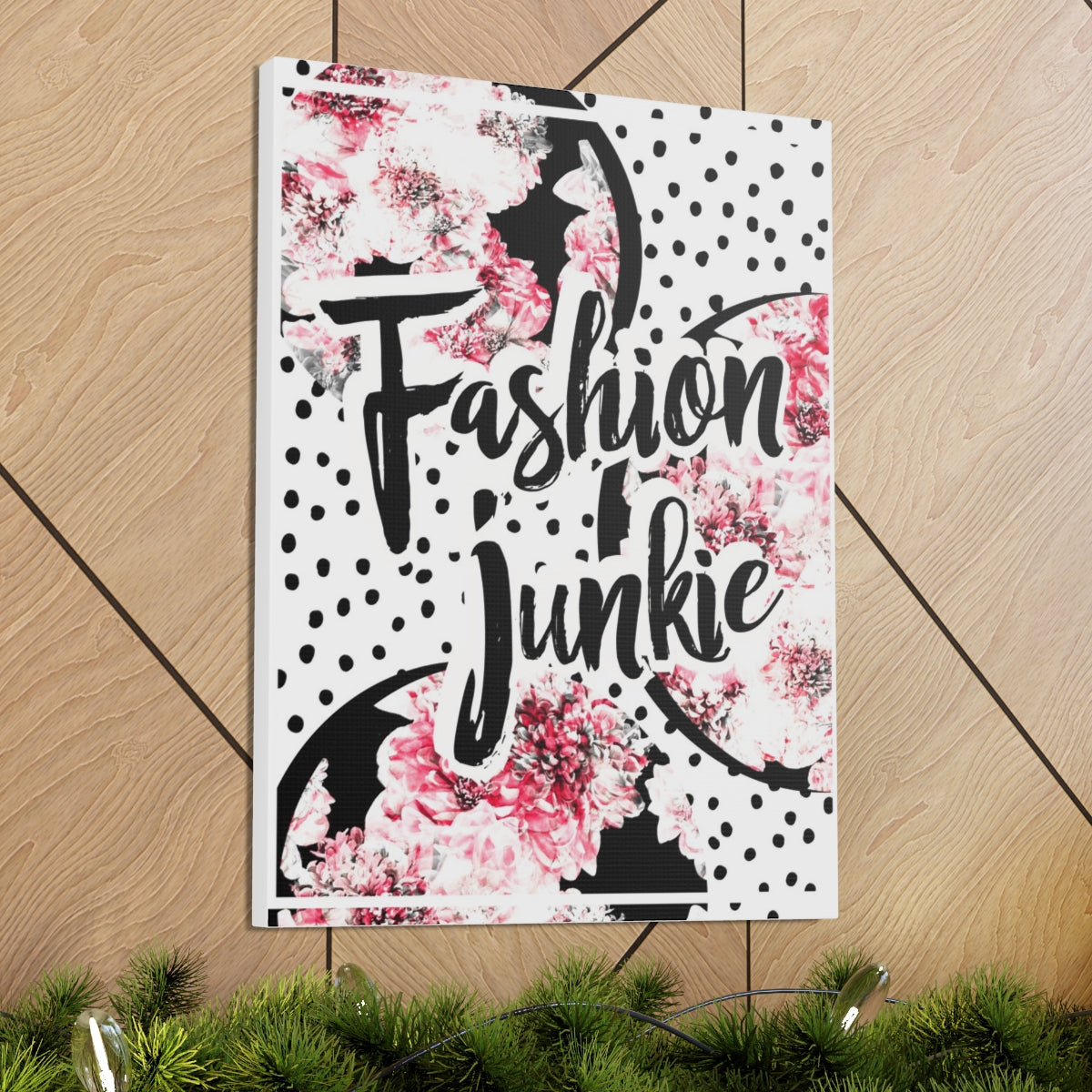 Scripture Walls Inspirational Wall Art Fashion Junkie Motivation Wall Decor for Home Office Gym Inspiring Success Quote Print Ready to Hang Unframed-Express Your Love Gifts