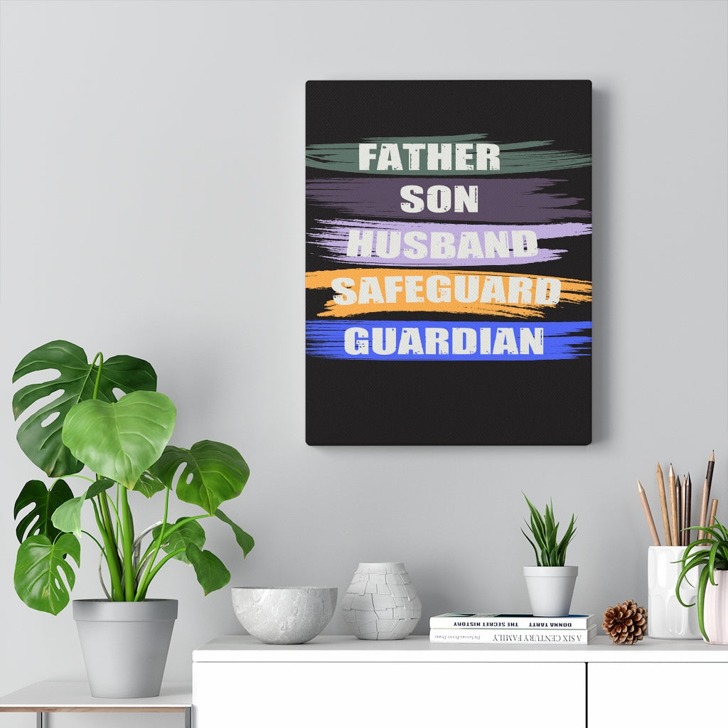 Scripture Walls Inspirational Wall Art Father Safeguard Guardian Wall Art Motivation Wall Decor for Home Office Gym Inspiring Success Quote Print Ready to Hang Unframed-Express Your Love Gifts