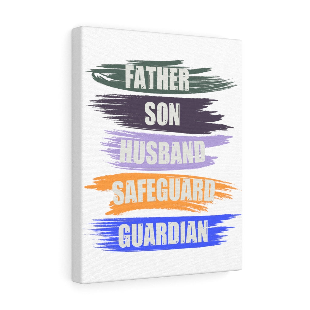 Scripture Walls Inspirational Wall Art Father Son Husband Safeguard Guardian Wall Art Motivation Wall Decor for Home Office Gym Inspiring Success Quote Print Ready to Hang Unframed-Express Your Love Gifts