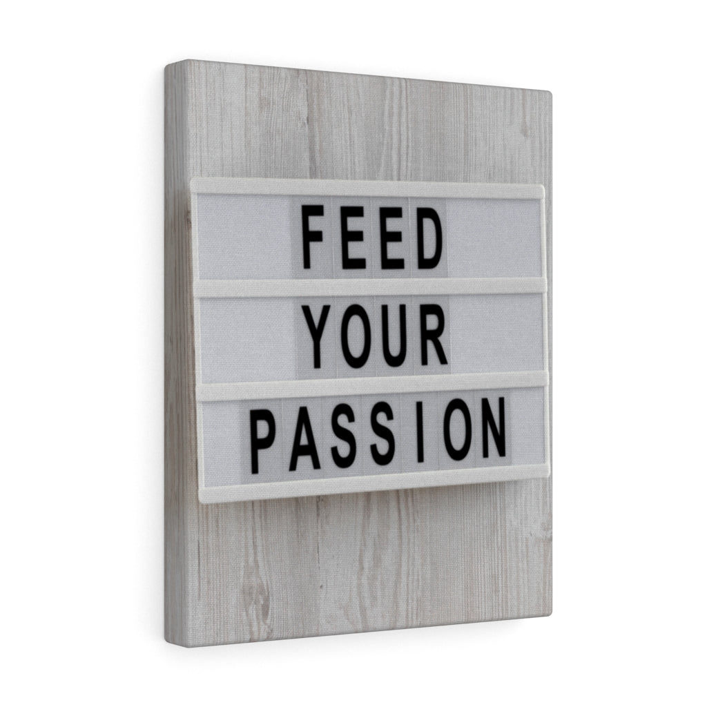 Scripture Walls Inspirational Wall Art Feed Your Passion Motivational Print Ready to Hang Artwork Unframed-Express Your Love Gifts