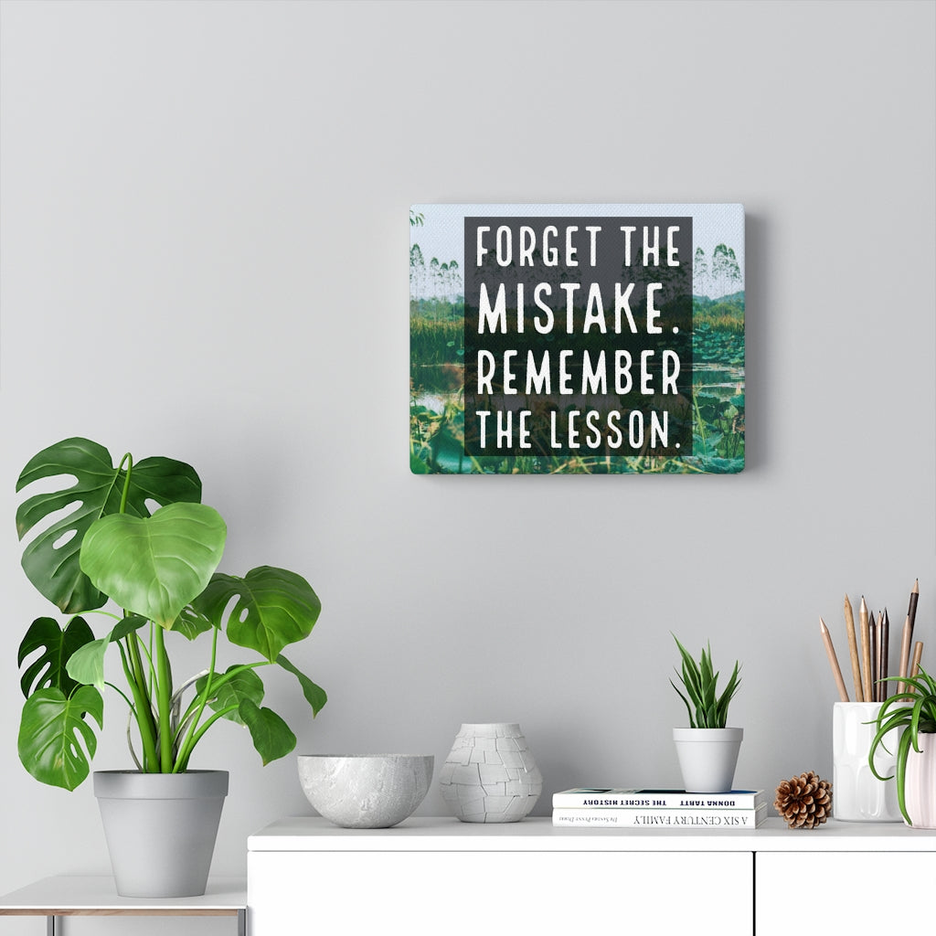 Scripture Walls Inspirational Wall Art Forget The Mistake Motivational Print Ready to Hang Artwork Unframed-Express Your Love Gifts