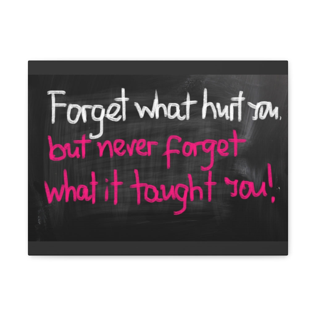 Scripture Walls Inspirational Wall Art Forget What Hurt You Motivation Wall Decor for Home Office Gym Inspiring Success Quote Print Ready to Hang Unframed-Express Your Love Gifts