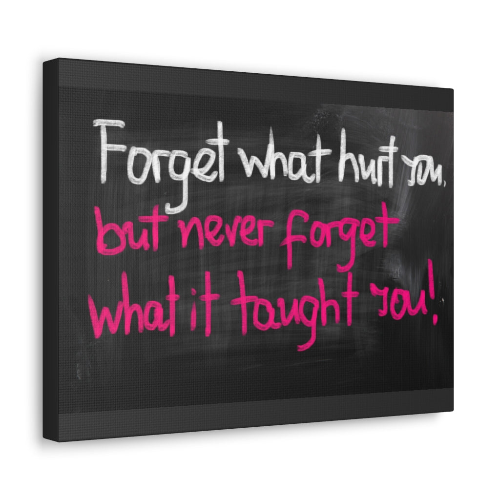 Scripture Walls Inspirational Wall Art Forget What Hurt You Motivation Wall Decor for Home Office Gym Inspiring Success Quote Print Ready to Hang Unframed-Express Your Love Gifts