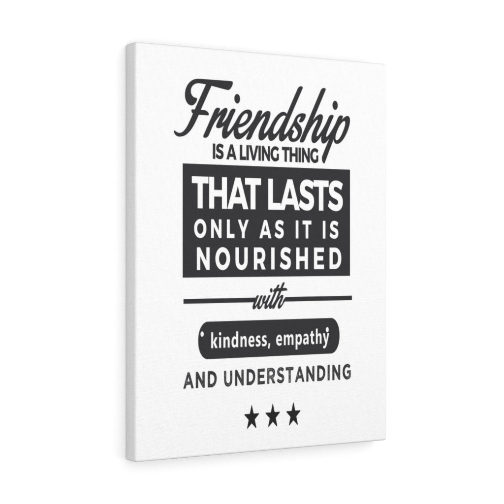 Scripture Walls Inspirational Wall Art Friendship Is A Living Thing Wall Art Motivation Wall Decor for Home Office Gym Inspiring Success Quote Print Ready to Hang Unframed-Express Your Love Gifts