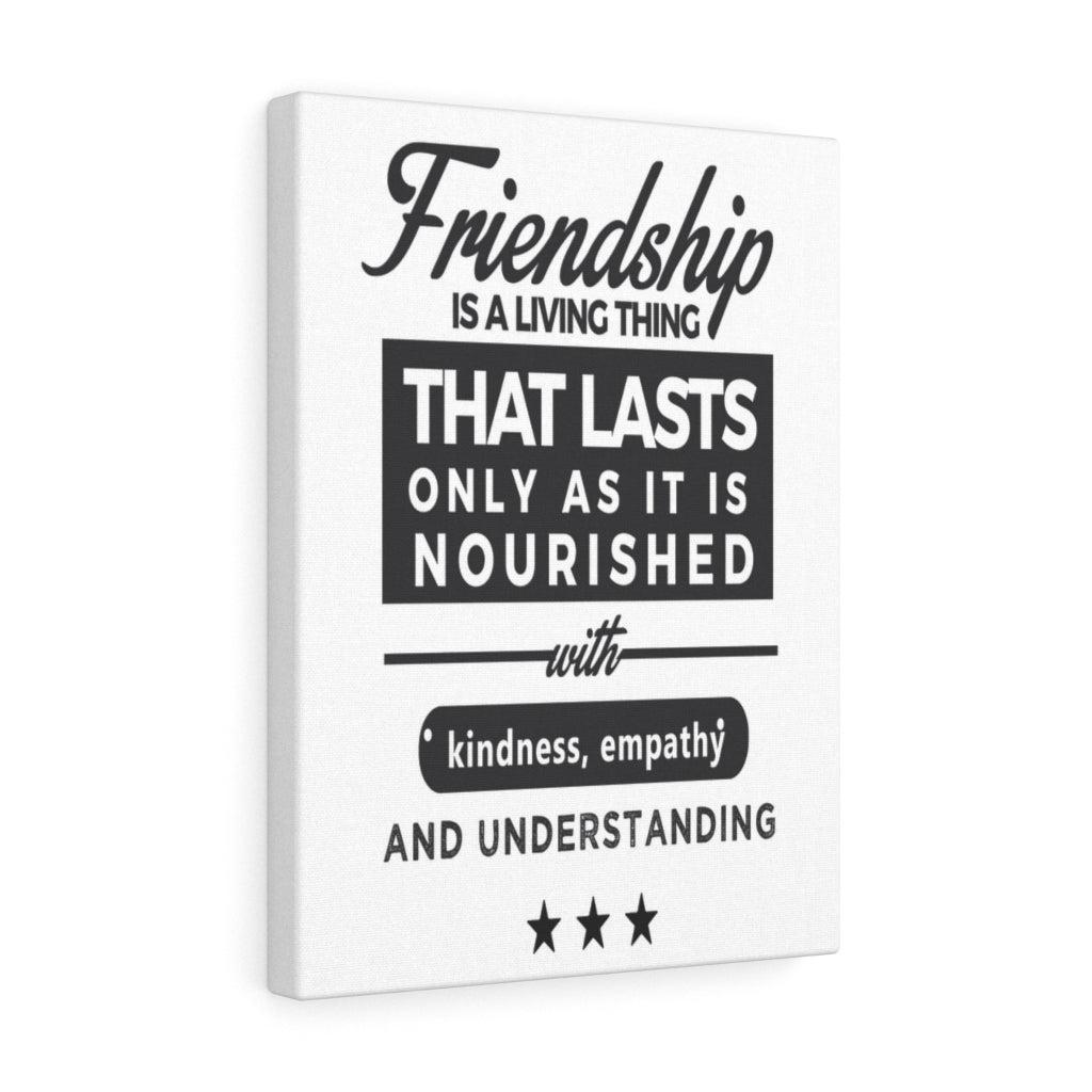 Scripture Walls Inspirational Wall Art Friendship Is A Living Thing Wall Art Motivation Wall Decor for Home Office Gym Inspiring Success Quote Print Ready to Hang Unframed-Express Your Love Gifts