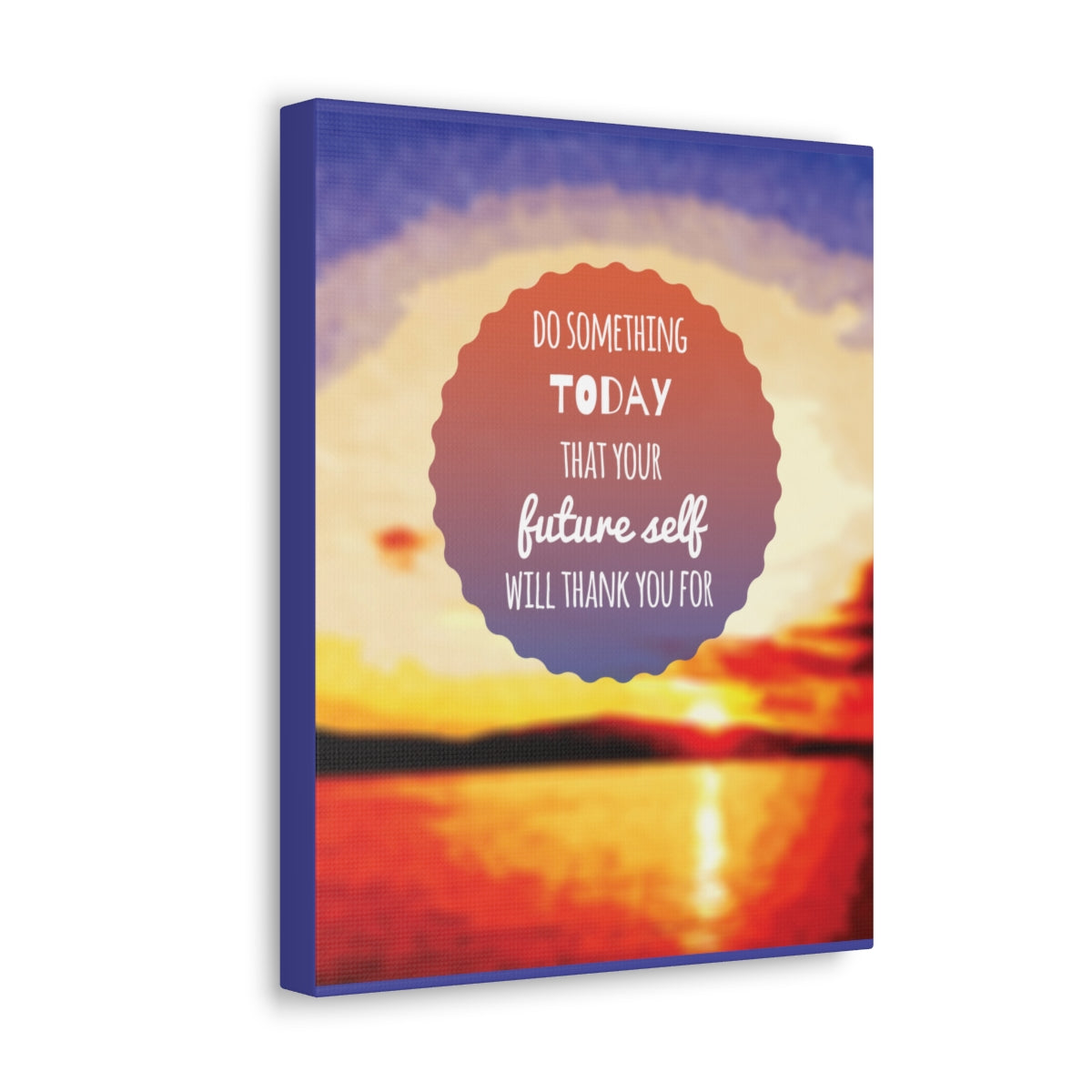 Scripture Walls Inspirational Wall Art Future Self Will Thank You Motivation Wall Decor for Home Office Gym Inspiring Success Quote Print Ready to Hang Unframed-Express Your Love Gifts