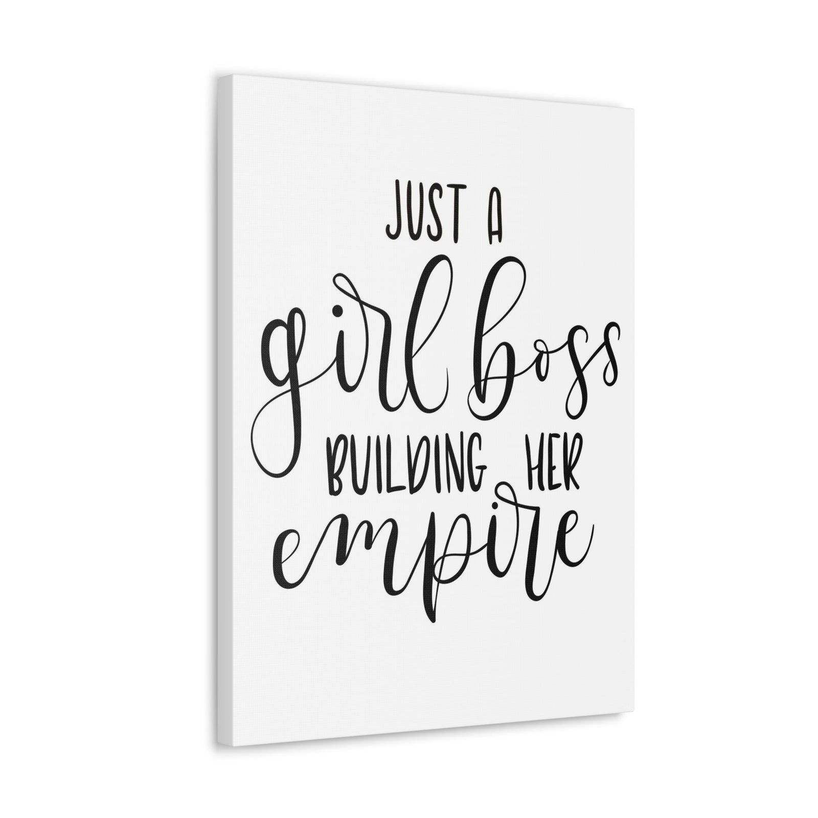 Scripture Walls Inspirational Wall Art Girl Boss Building Empire Motivation Wall Decor for Home Office Gym Inspiring Success Quote Print Ready to Hang Unframed-Express Your Love Gifts