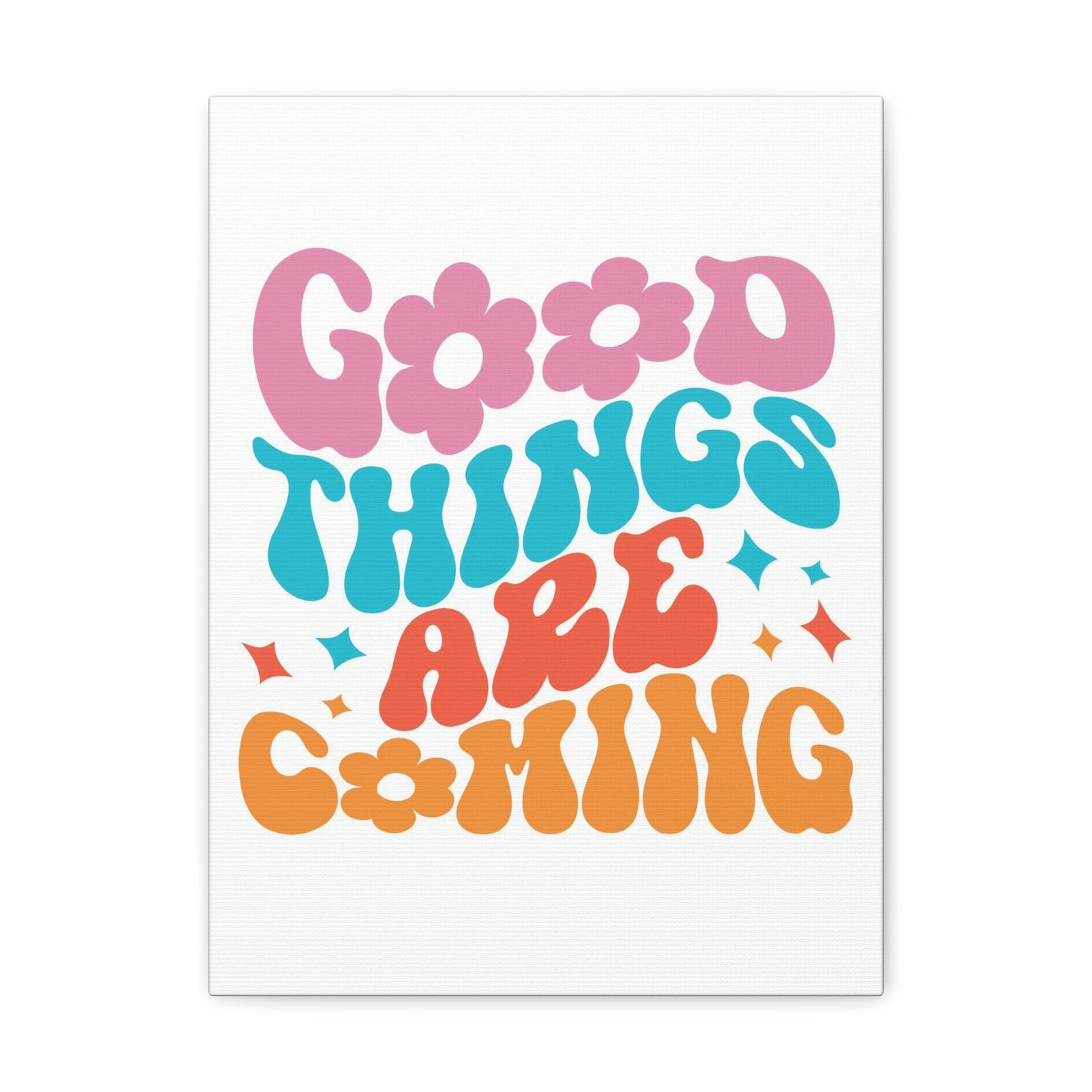 Scripture Walls Inspirational Wall Art Good Things Are Coming Colors Motivation Wall Decor for Home Office Gym Inspiring Success Quote Print Ready to Hang Unframed-Express Your Love Gifts