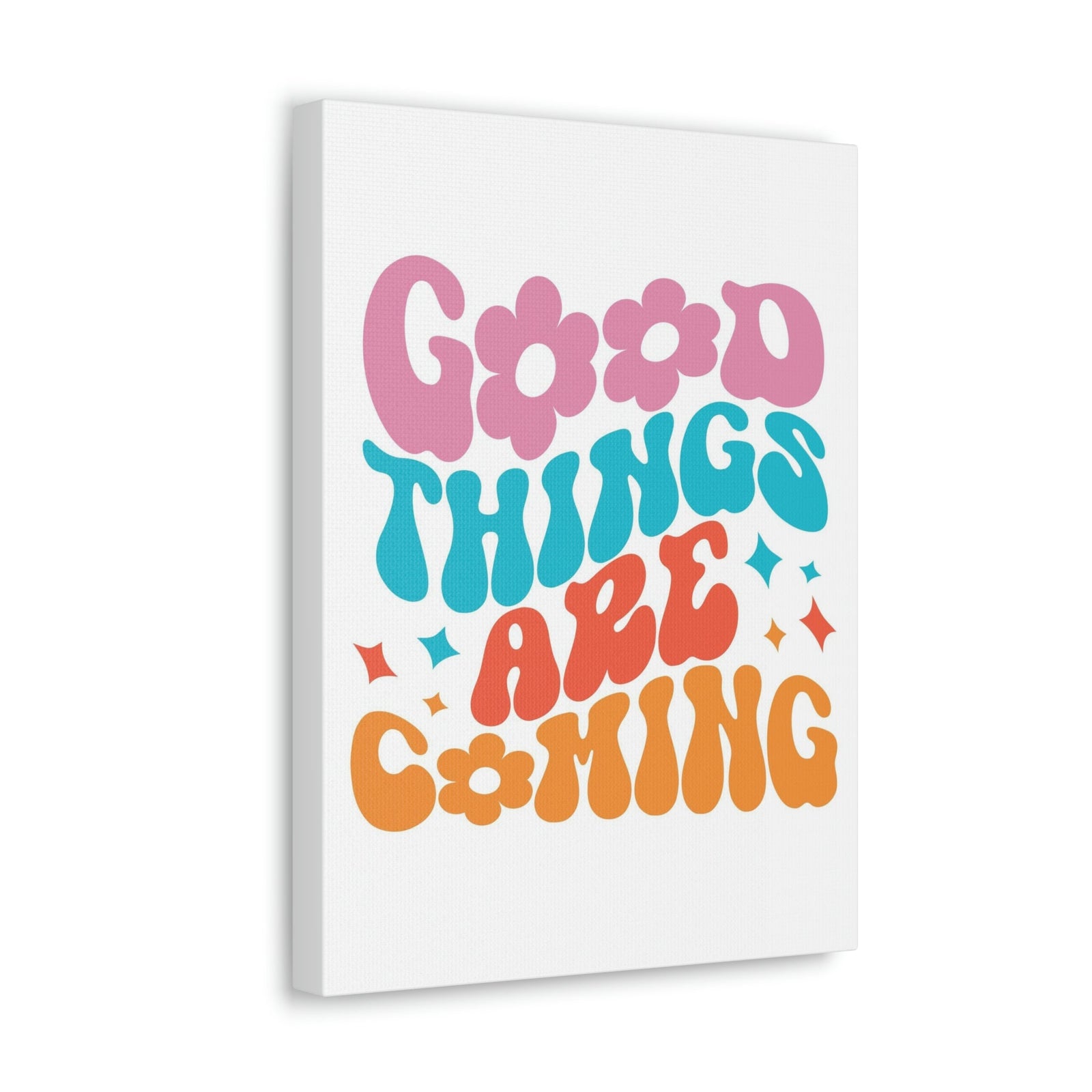 Scripture Walls Inspirational Wall Art Good Things Are Coming Colors Motivation Wall Decor for Home Office Gym Inspiring Success Quote Print Ready to Hang Unframed-Express Your Love Gifts
