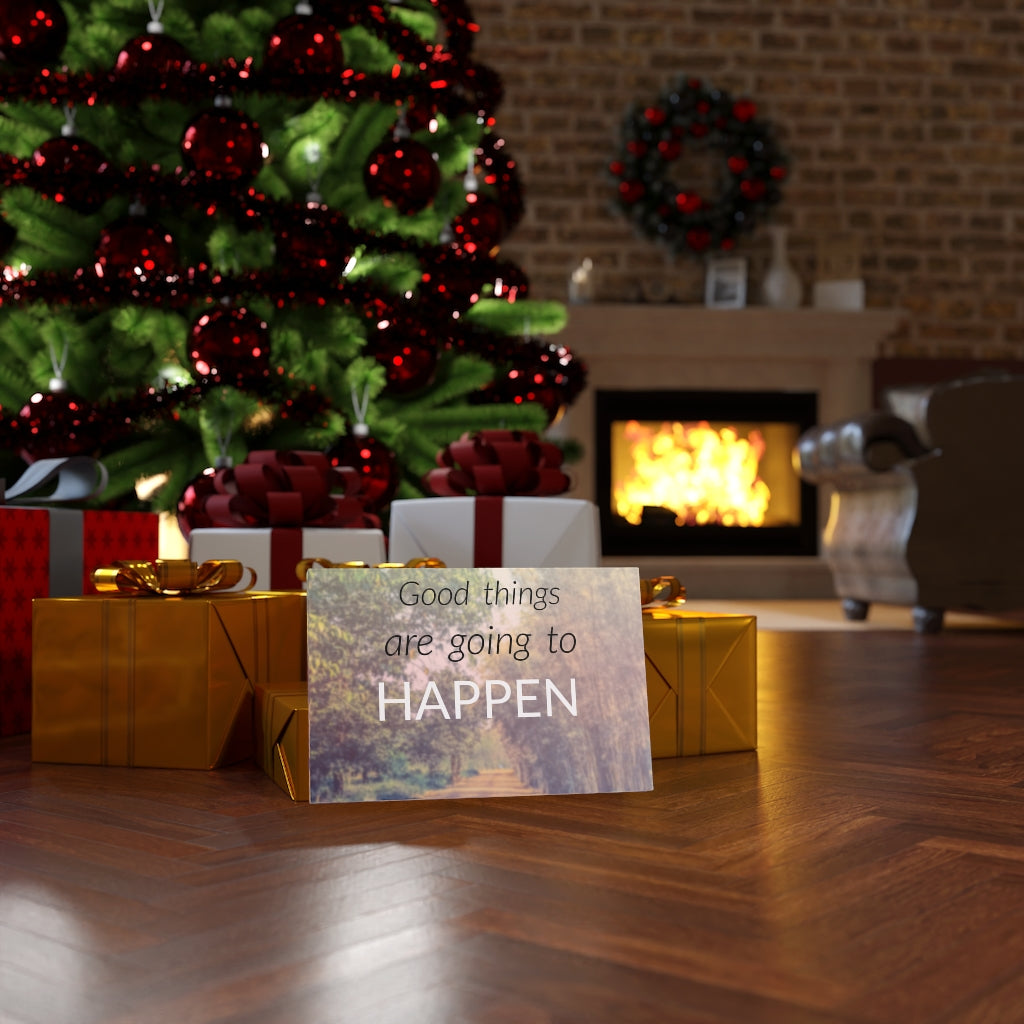 Scripture Walls Inspirational Wall Art Good Things Are Going To Happen Motivational Print Ready to Hang Artwork Unframed-Express Your Love Gifts