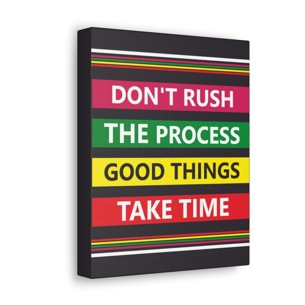 Scripture Walls Inspirational Wall Art Good Things Take Time Motivation Wall Decor for Home Office Gym Inspiring Success Quote Print Ready to Hang Unframed-Express Your Love Gifts