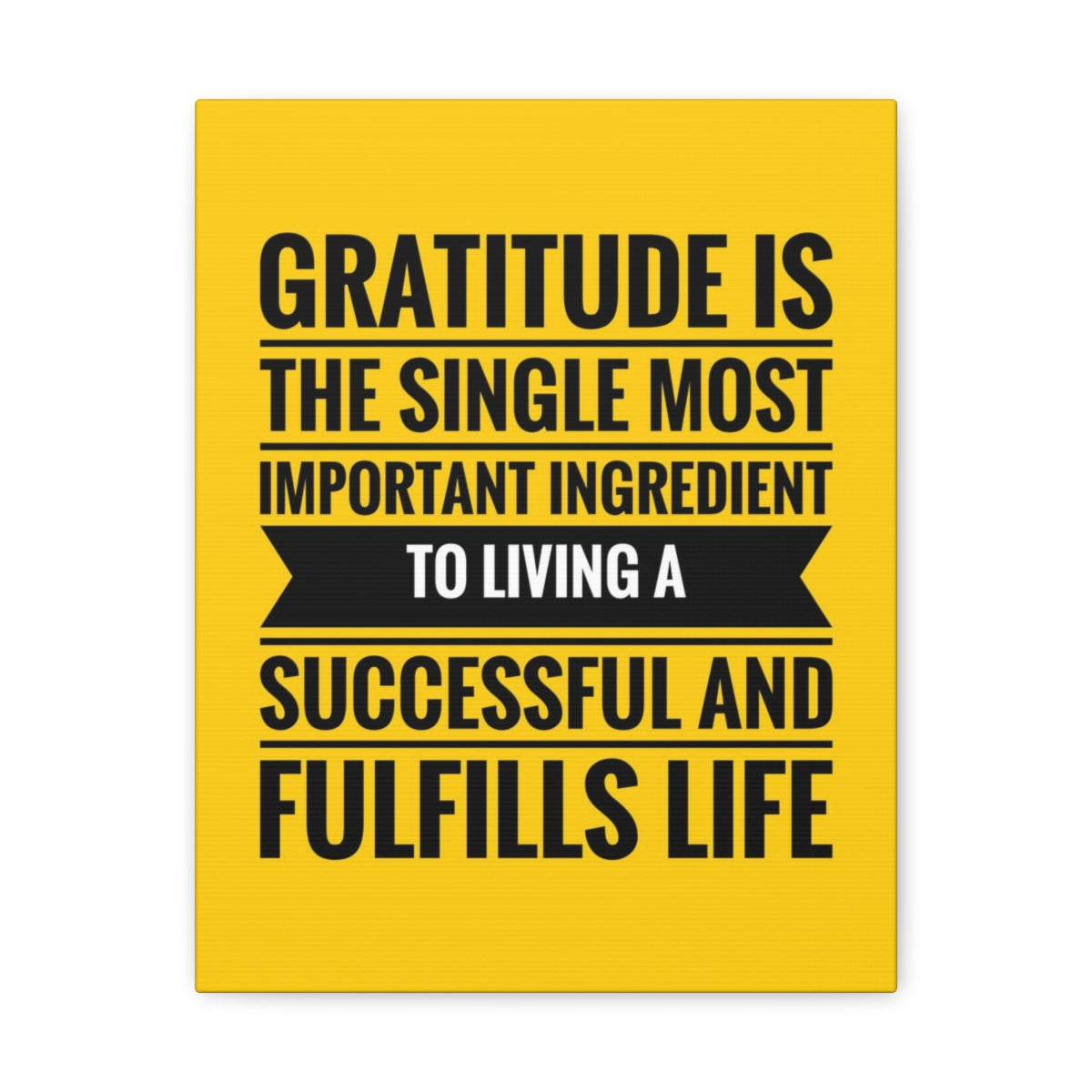 Scripture Walls Inspirational Wall Art Gratitude Is Important Ingredient Motivation Wall Decor for Home Office Gym Inspiring Success Quote Print Ready to Hang Unframed-Express Your Love Gifts