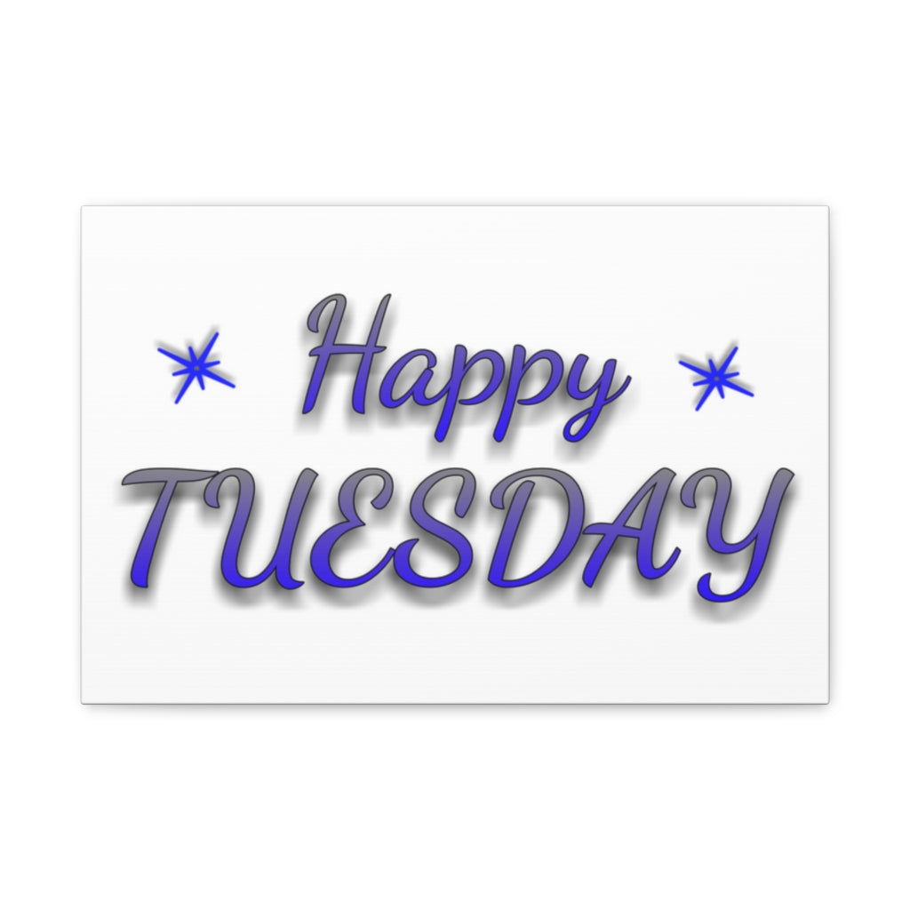 Scripture Walls Inspirational Wall Art Happy Tuesday Motivation Wall Decor for Home Office Gym Inspiring Success Quote Print Ready to Hang Unframed-Express Your Love Gifts