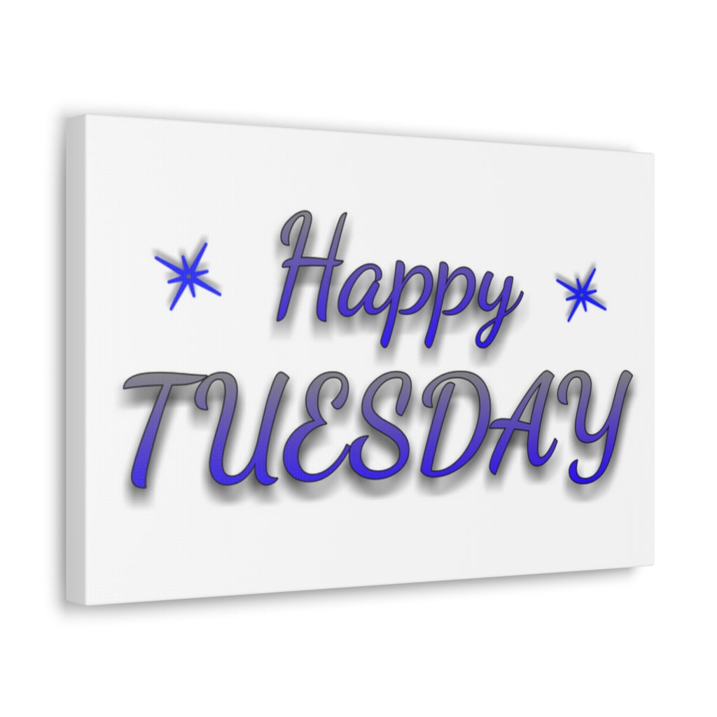 Scripture Walls Inspirational Wall Art Happy Tuesday Motivation Wall Decor for Home Office Gym Inspiring Success Quote Print Ready to Hang Unframed-Express Your Love Gifts