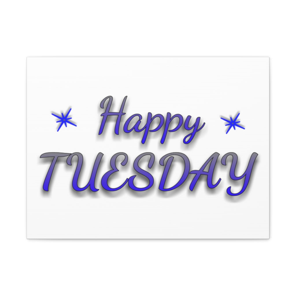 Scripture Walls Inspirational Wall Art Happy Tuesday Motivation Wall Decor for Home Office Gym Inspiring Success Quote Print Ready to Hang Unframed-Express Your Love Gifts