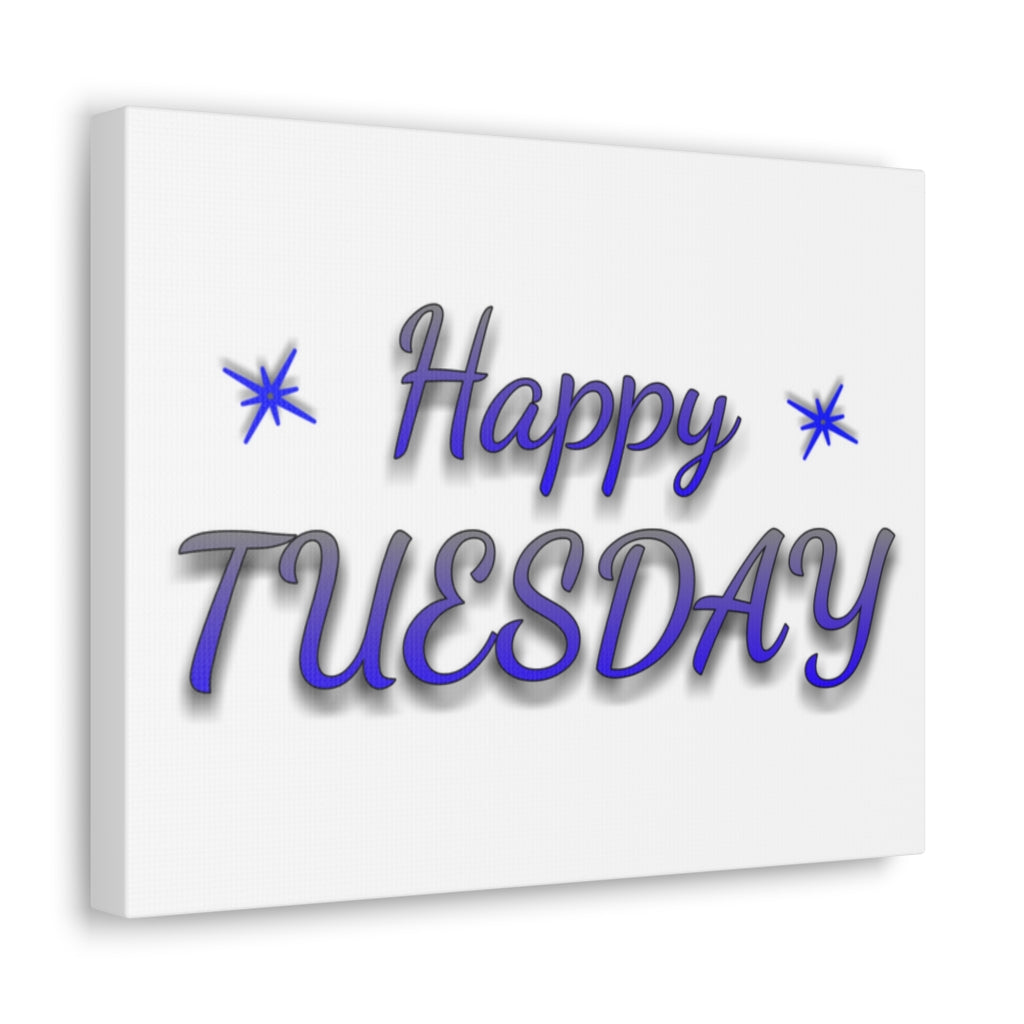 Scripture Walls Inspirational Wall Art Happy Tuesday Motivation Wall Decor for Home Office Gym Inspiring Success Quote Print Ready to Hang Unframed-Express Your Love Gifts