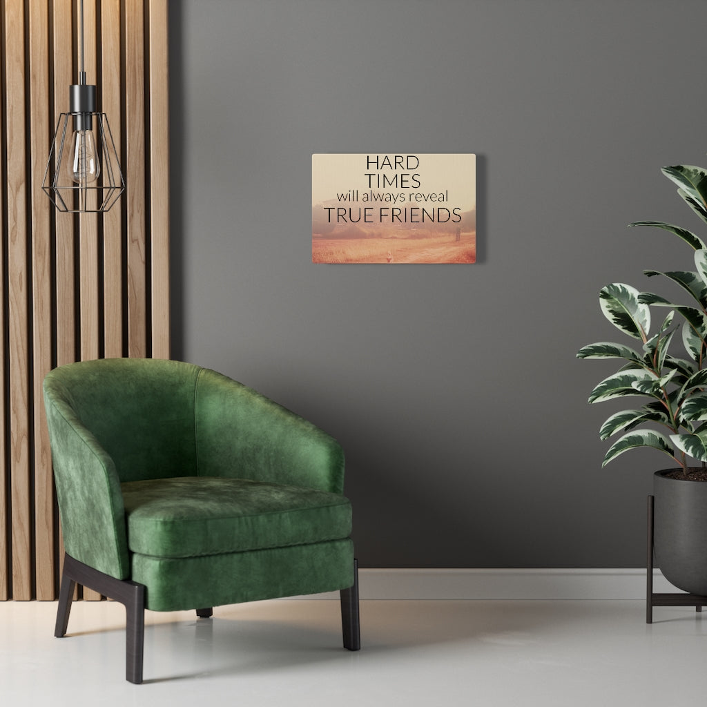 Scripture Walls Inspirational Wall Art Hard Times Will Always Reveal Motivational Print Ready to Hang Artwork Unframed-Express Your Love Gifts