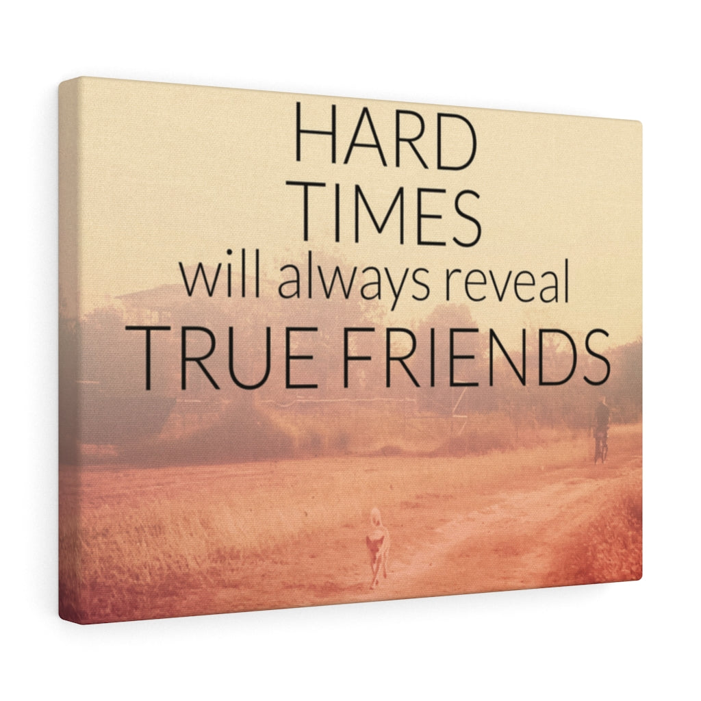 Scripture Walls Inspirational Wall Art Hard Times Will Always Reveal Motivational Print Ready to Hang Artwork Unframed-Express Your Love Gifts
