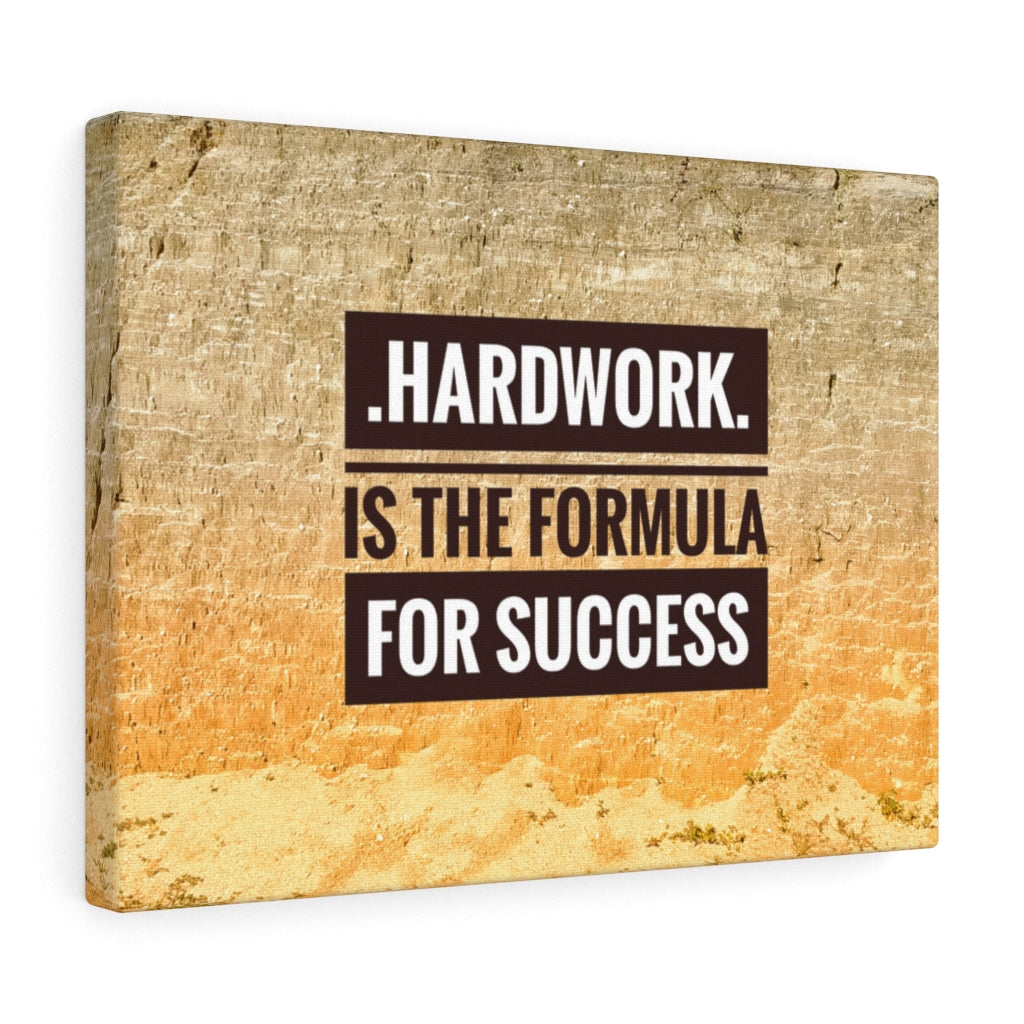 Scripture Walls Inspirational Wall Art Hard Work Is The Formula For Success Motivational Print Ready to Hang Artwork Unframed-Express Your Love Gifts