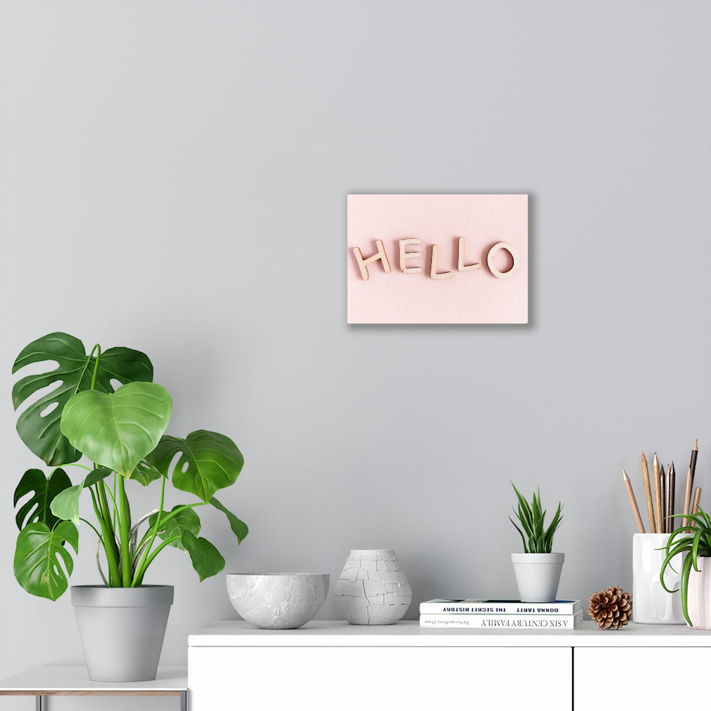 Scripture Walls Inspirational Wall Art Hello Motivational Print Ready to Hang Artwork Unframed-Express Your Love Gifts