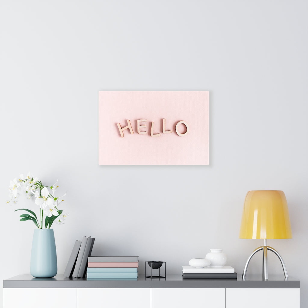 Scripture Walls Inspirational Wall Art Hello Motivational Print Ready to Hang Artwork Unframed-Express Your Love Gifts