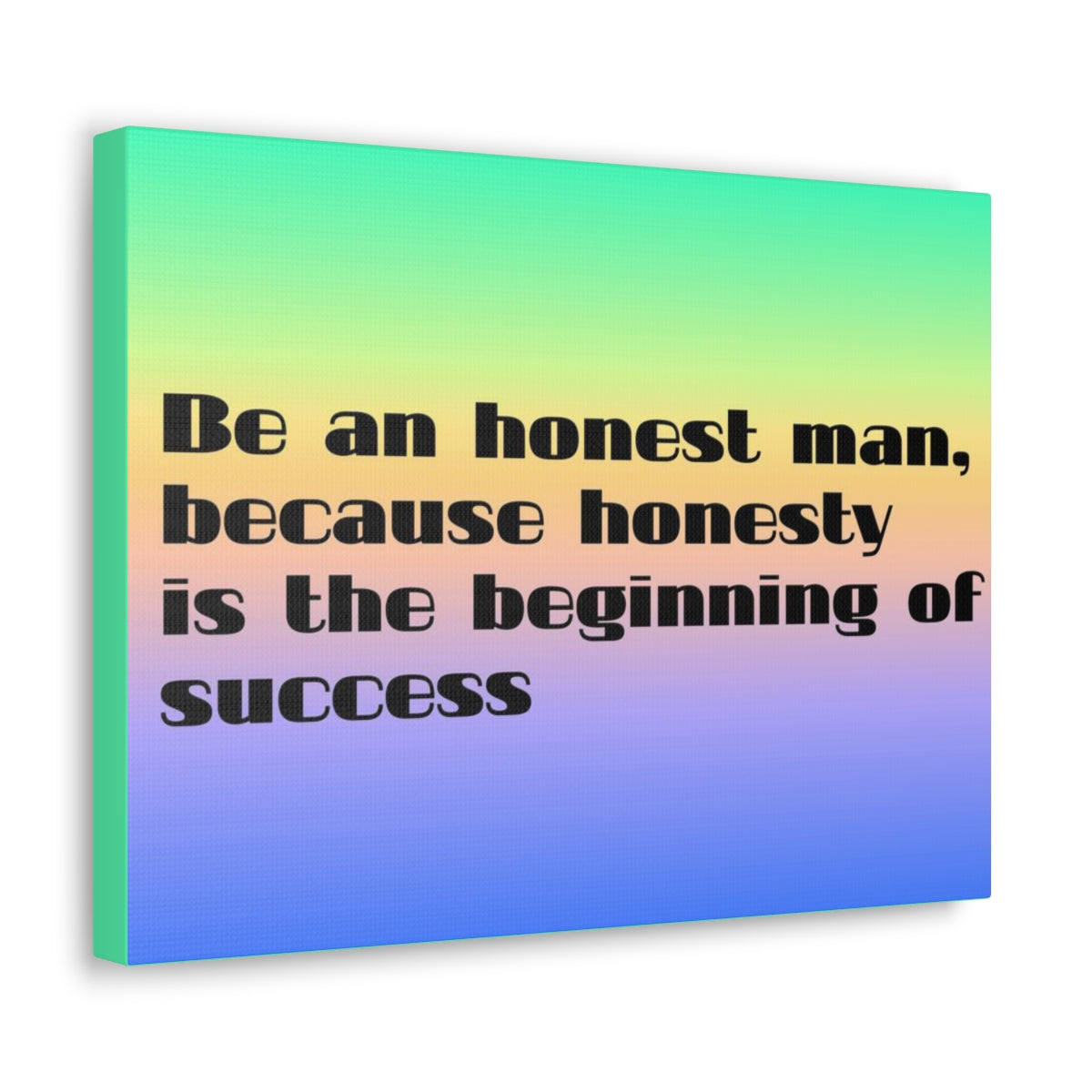 Scripture Walls Inspirational Wall Art Honesty Is Beginning Of Success Motivation Wall Decor for Home Office Gym Inspiring Success Quote Print Ready to Hang Unframed-Express Your Love Gifts