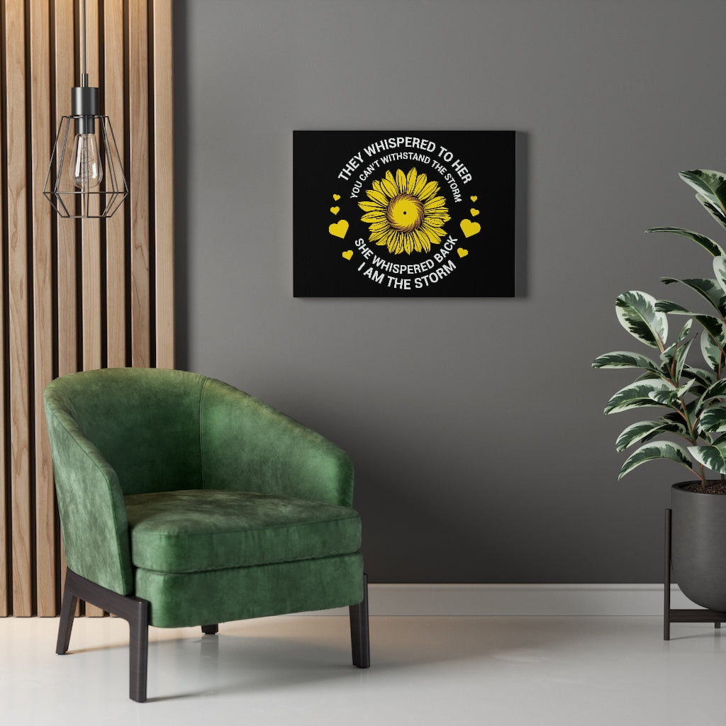 Scripture Walls Inspirational Wall Art I Am The Storm Wall Art Motivational Motto Inspiring Prints Artwork Decor Ready to Hang Unframed-Express Your Love Gifts