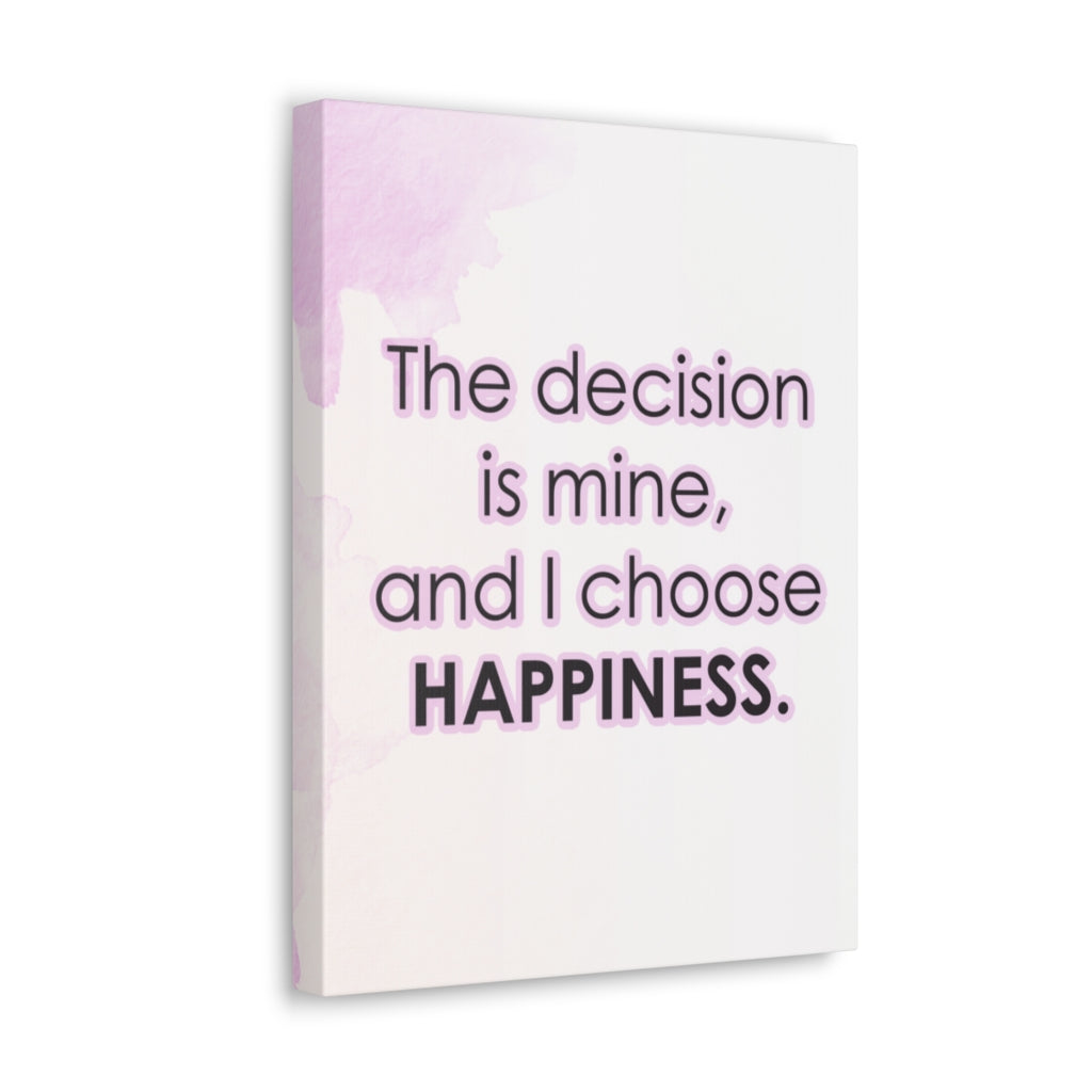 Scripture Walls Inspirational Wall Art I Choose Happiness Motivation Wall Decor for Home Office Gym Inspiring Success Quote Print Ready to Hang Unframed-Express Your Love Gifts