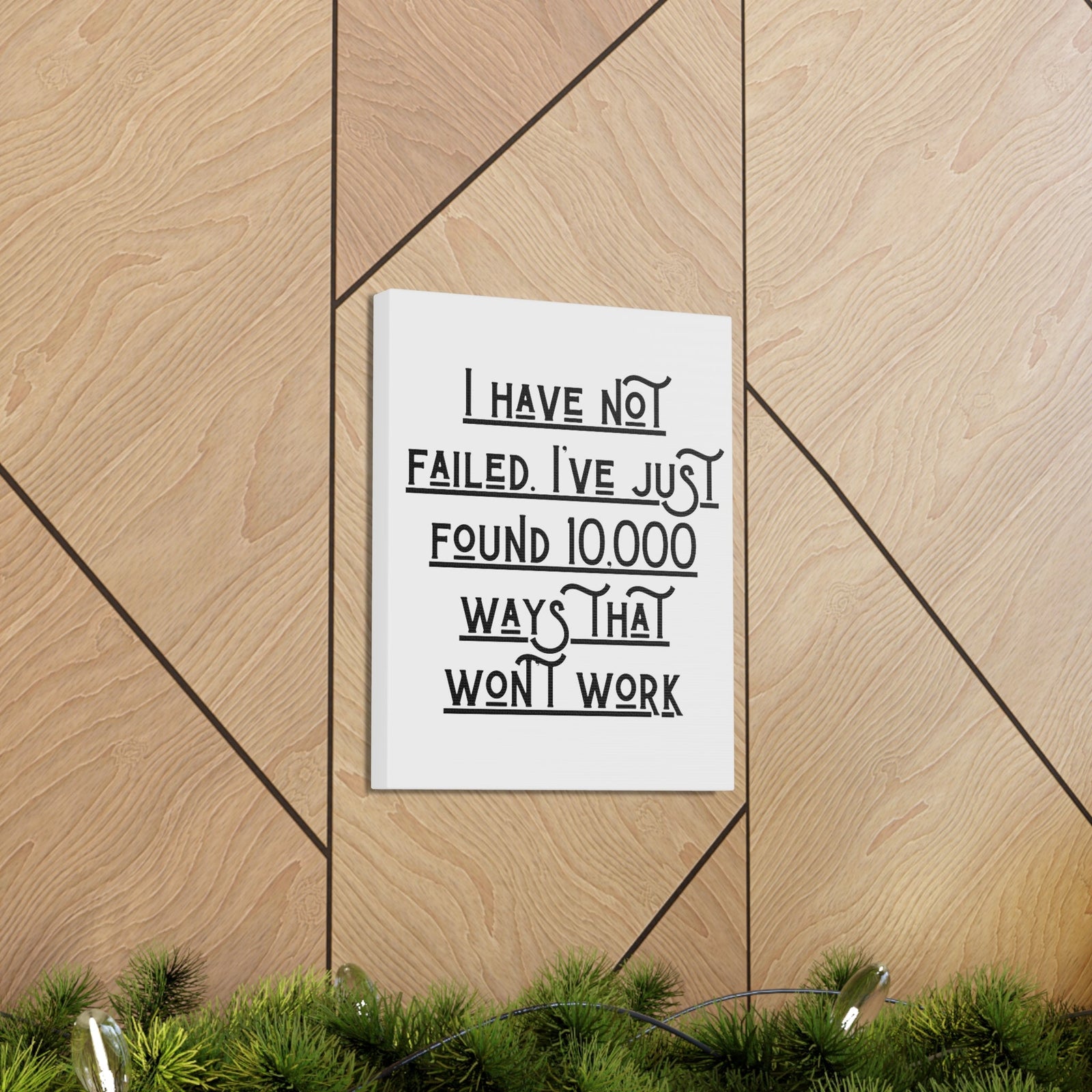 Scripture Walls Inspirational Wall Art I Have Not Failed 1 Corinthians 1:9 Motivation Wall Decor for Home Office Gym Inspiring Success Quote Print Ready to Hang Unframed-Express Your Love Gifts