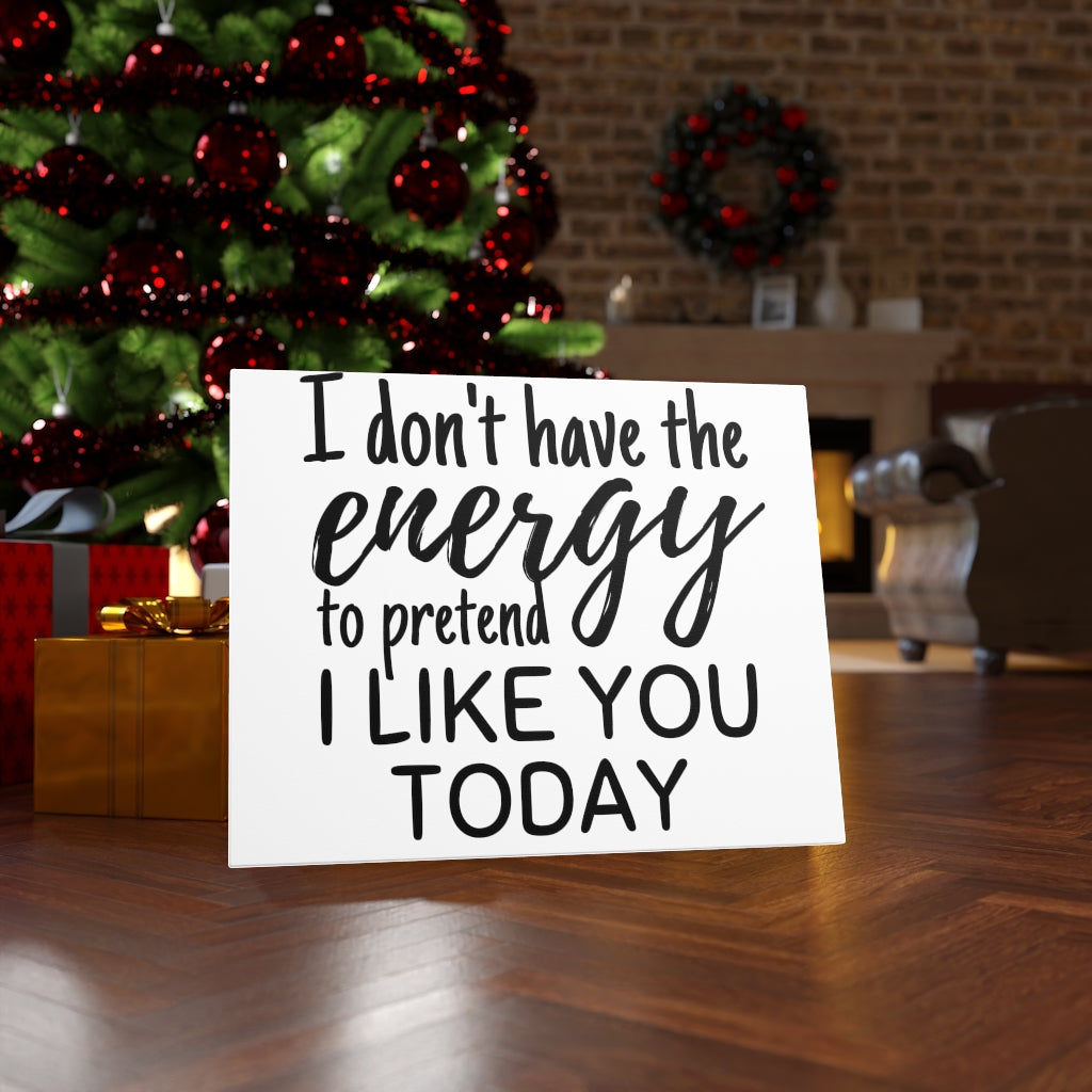 Scripture Walls Inspirational Wall Art I Like You Today Wall Art Motivation Wall Decor for Home Office Gym Inspiring Success Quote Print Ready to Hang Unframed-Express Your Love Gifts