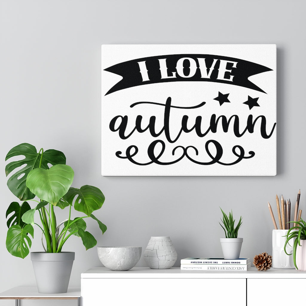 Scripture Walls Inspirational Wall Art I Love Autumn Star Wall Art Motivation Wall Decor for Home Office Gym Inspiring Success Quote Print Ready to Hang Unframed-Express Your Love Gifts